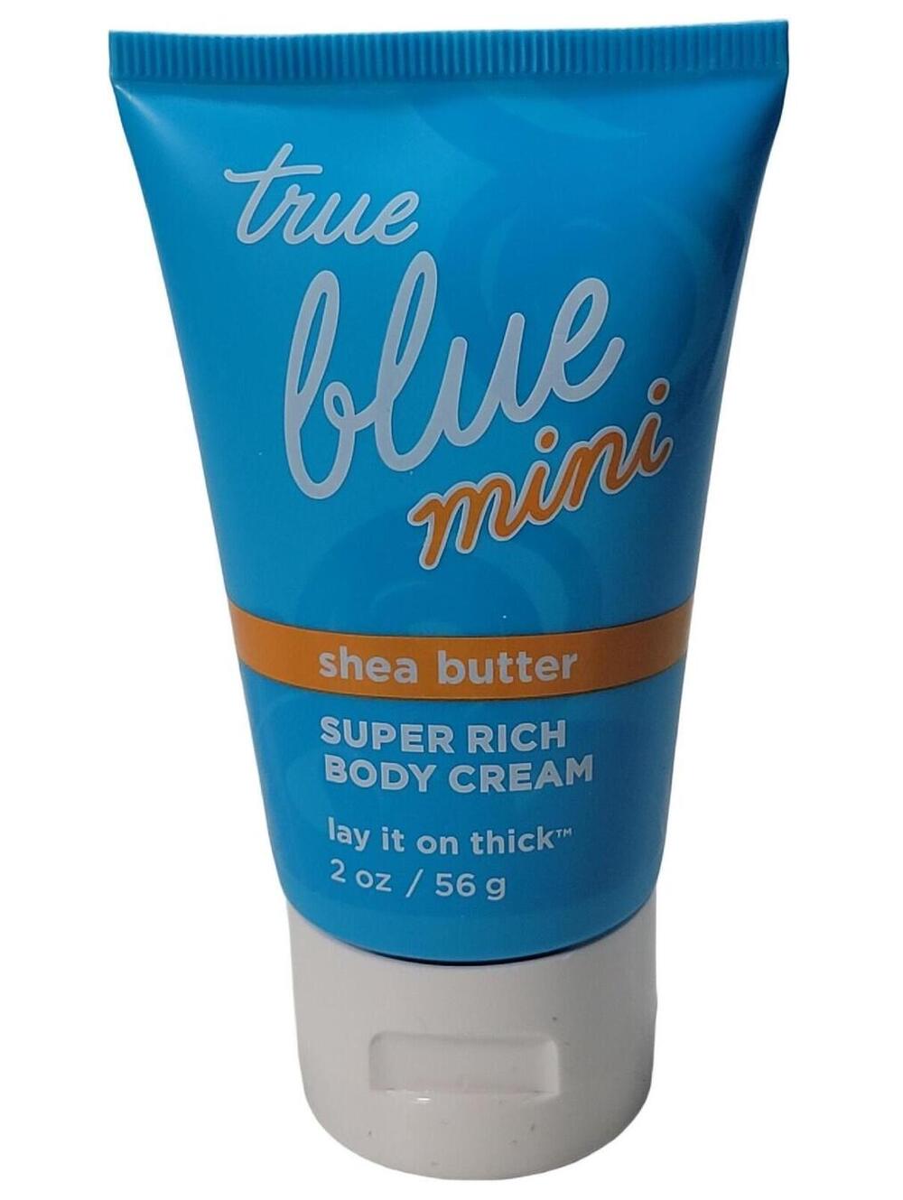 Bath Body Works True Blue Spa Shea Butter Super Rich Body Cream 2oz Mini Travel